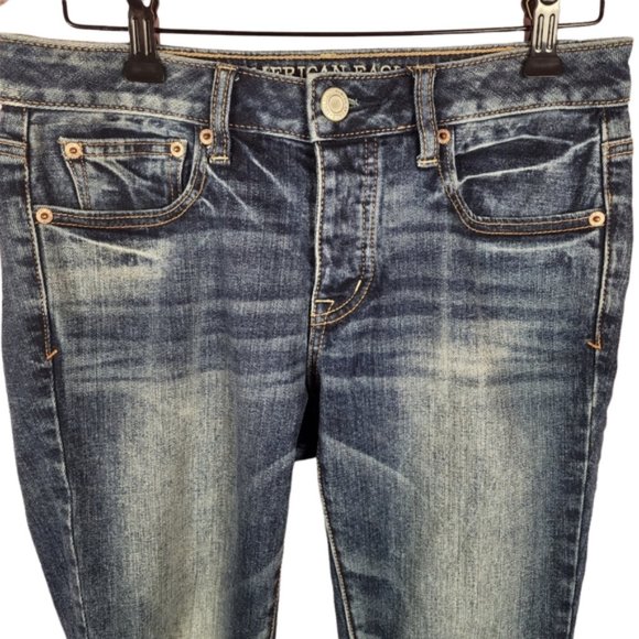 American Eagle Boy crop jeans size 0/28 - Picture 3 of 9